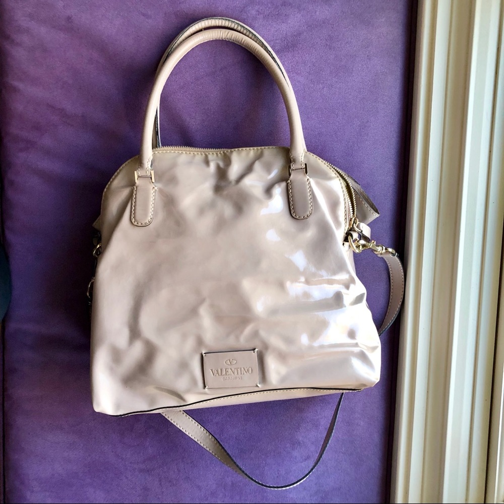 VALENTINO Lacca Bow Dome Satchel - Picture 5 of 8